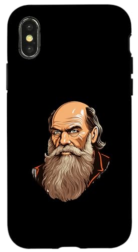 Leo Tolstoi Comic Hülle für iPhone X/XS Leo Tolstoi Comic Hülle für iPhone X/XS von Leo Tolstoy Art Style Literature and Philosophy