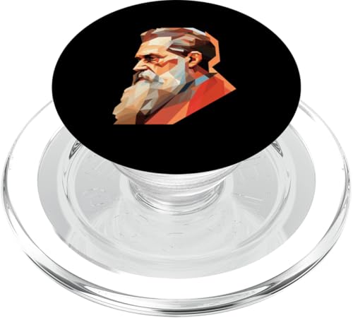 Leo Tolstoi Kubismus PopSockets PopGrip für MagSafe Leo Tolstoi Kubismus PopSockets PopGrip für MagSafe von Leo Tolstoy Art Style Literature and Philosophy