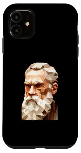 Leo Tolstoi Origami Hülle für iPhone 11 Leo Tolstoi Origami Hülle für iPhone 11 von Leo Tolstoy Art Style Literature and Philosophy