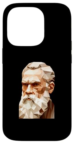 Leo Tolstoi Origami Hülle für iPhone 14 Pro Leo Tolstoi Origami Hülle für iPhone 14 Pro von Leo Tolstoy Art Style Literature and Philosophy