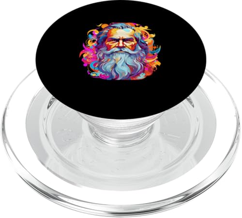 Leo Tolstoi Psychedelisch PopSockets PopGrip für MagSafe Leo Tolstoi Psychedelisch PopSockets PopGrip für MagSafe von Leo Tolstoy Art Style Literature and Philosophy