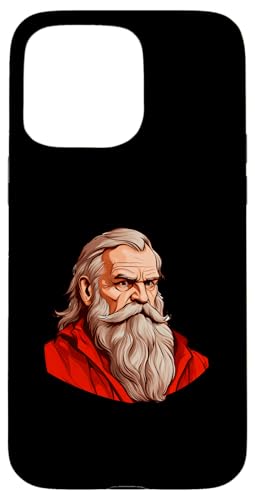 Leo Tolstoi als Superheld Hülle für iPhone 15 Pro Max Leo Tolstoi als Superheld Hülle für iPhone 15 Pro Max von Leo Tolstoy Art Style Literature and Philosophy