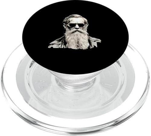 Leo Tolstoi mit Sonnenbrille PopSockets PopGrip für MagSafe Leo Tolstoi mit Sonnenbrille PopSockets PopGrip für MagSafe von Leo Tolstoy Art Style Literature and Philosophy