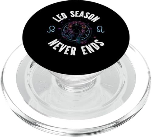 Leo Sternzeichen: Leo Season Never Ends PopSockets PopGrip für MagSafe Leo Sternzeichen: Leo Season Never Ends PopSockets PopGrip für MagSafe von Leo Zodiac Sign Designs For Women