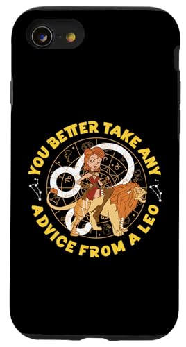 Leo Zodiac: Du solltest besser jeden Rat von einem Löwen annehmen Hülle für iPhone SE (2020) / 7 / 8 von Leo Zodiac Sign Designs For Women