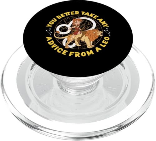 Leo Zodiac: Du solltest besser jeden Rat von einem Löwen annehmen PopSockets PopGrip für MagSafe Leo Zodiac: Du solltest besser jeden Rat von einem Löwen annehmen PopSockets PopGrip für MagSafe von Leo Zodiac Sign Designs For Women