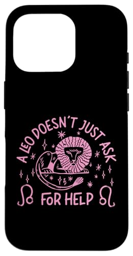 Leo Zodiac: Ein Löwe bittet nicht nur um Hilfe Hülle für iPhone 16 Pro Leo Zodiac: Ein Löwe bittet nicht nur um Hilfe Hülle für iPhone 16 Pro von Leo Zodiac Sign Designs For Women