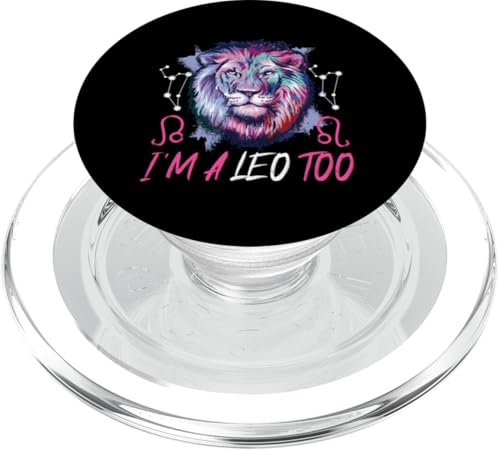 Leo Zodiac: Ich bin auch ein Löwe PopSockets PopGrip für MagSafe Leo Zodiac: Ich bin auch ein Löwe PopSockets PopGrip für MagSafe von Leo Zodiac Sign Designs For Women