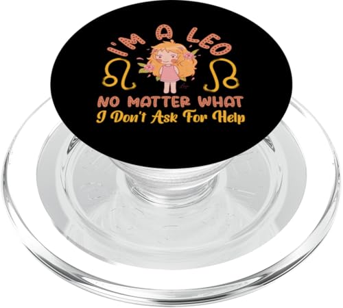 Leo Zodiac: Ich bin ein Löwe - Egal was passiert, ich bitte nicht um Hilfe PopSockets PopGrip für MagSafe Leo Zodiac: Ich bin ein Löwe - Egal was passiert, ich bitte nicht um Hilfe PopSockets PopGrip für MagSafe von Leo Zodiac Sign Designs For Women