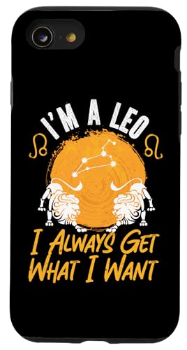 Leo Zodiac: Ich bin ein Löwe - Ich bekomme immer, was ich will Hülle für iPhone SE (2020) / 7 / 8 von Leo Zodiac Sign Designs For Women