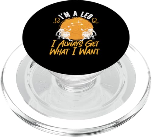 Leo Zodiac: Ich bin ein Löwe - Ich bekomme immer, was ich will PopSockets PopGrip für MagSafe Leo Zodiac: Ich bin ein Löwe - Ich bekomme immer, was ich will PopSockets PopGrip für MagSafe von Leo Zodiac Sign Designs For Women