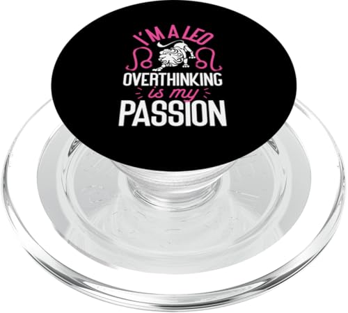 Leo Zodiac: Ich bin ein Löwe - Überdenken ist meine Leidenschaft PopSockets PopGrip für MagSafe Leo Zodiac: Ich bin ein Löwe - Überdenken ist meine Leidenschaft PopSockets PopGrip für MagSafe von Leo Zodiac Sign Designs For Women