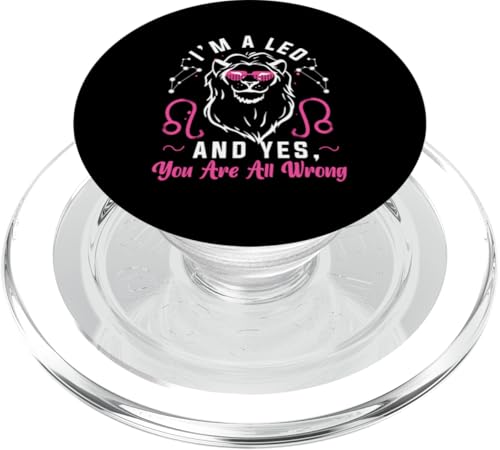 Leo Zodiac: Ich bin ein Löwe - Und ja, ihr irrt euch alle PopSockets PopGrip für MagSafe Leo Zodiac: Ich bin ein Löwe - Und ja, ihr irrt euch alle PopSockets PopGrip für MagSafe von Leo Zodiac Sign Designs For Women