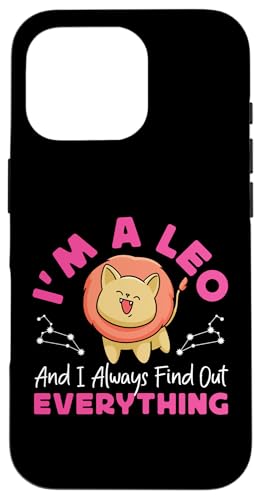 Leo Zodiac: Ich bin ein Löwe und finde immer alles heraus Hülle für iPhone 16 Pro von Leo Zodiac Sign Designs For Women
