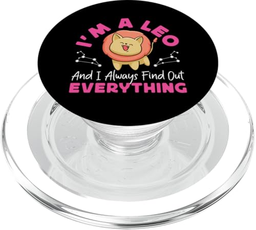 Leo Zodiac: Ich bin ein Löwe und finde immer alles heraus PopSockets PopGrip für MagSafe Leo Zodiac: Ich bin ein Löwe und finde immer alles heraus PopSockets PopGrip für MagSafe von Leo Zodiac Sign Designs For Women