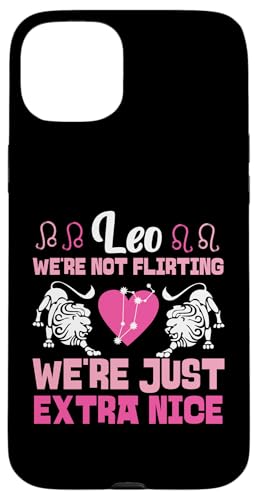 Leo Zodiac: Leo - Wir flirten nicht, wir sind nur extra nett Hülle für iPhone 15 Plus Leo Zodiac: Leo - Wir flirten nicht, wir sind nur extra nett Hülle für iPhone 15 Plus von Leo Zodiac Sign Designs For Women