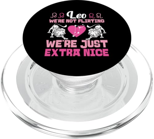 Leo Zodiac: Leo - Wir flirten nicht, wir sind nur extra nett PopSockets PopGrip für MagSafe Leo Zodiac: Leo - Wir flirten nicht, wir sind nur extra nett PopSockets PopGrip für MagSafe von Leo Zodiac Sign Designs For Women