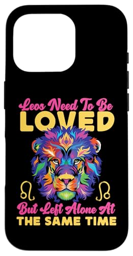Leo Zodiac: Need To Be Loved But Left Alone At The Same Time Time Hülle für iPhone 16 Pro Leo Zodiac: Need To Be Loved But Left Alone At The Same Time Time Hülle für iPhone 16 Pro von Leo Zodiac Sign Designs For Women