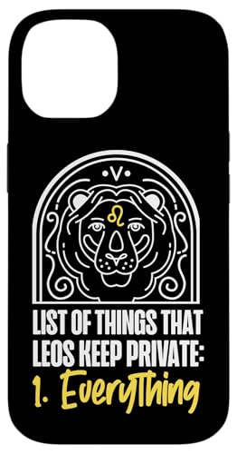 Leo Zodiac: Things That Leos Keep Private: 1. Alles Hülle für iPhone 14 Leo Zodiac: Things That Leos Keep Private: 1. Alles Hülle für iPhone 14 von Leo Zodiac Sign Designs For Women