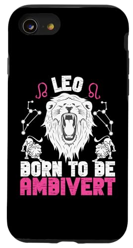 Löwe-Sternzeichen: Leo - Born To Be Ambivert Hülle für iPhone SE (2020) / 7 / 8 von Leo Zodiac Sign Designs For Women