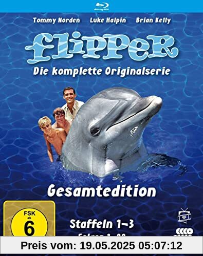 Flipper Gesamtedition - Die komplette Originalserie (Staffeln 1-3) (Fernsehjuwelen) [Blu-ray] von Leon Benson