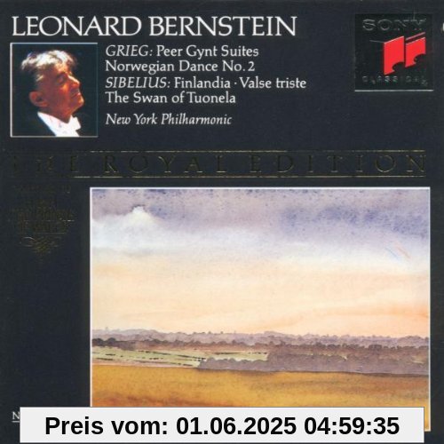 Grieg: Peer Gynt Suites, Norwegian Dance No. 2 / Sibelius: Finlandia, Valse triste, The Swan of Tuonela von Leonard Bernstein