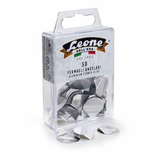 50 Eckverschlüsse aus Aluminium - Aufhängungsbox - Löwe Dell'Era Made in Italy von Leone Dell'Era