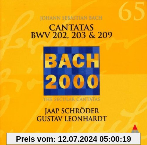 Secular Cantatas BWV 202, 203, 2 von Leonhardt