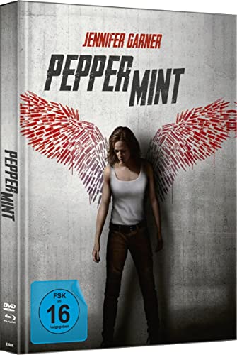 Peppermint - Angel of Vengeance (Uncut Limited Mediabook Cover A, limitiert auf 555 Stück, durchnummeriert, (+ DVD) (+ Booklet) [Blu-ray] von Leonine / Hansesound (Soulfood)