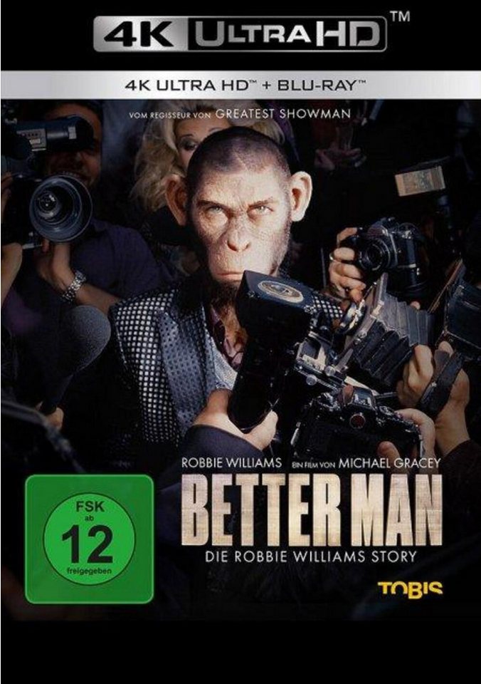 Leonine Blu-ray Better Man - Die Robbie Williams Story (4K Ultra HD) von Leonine
