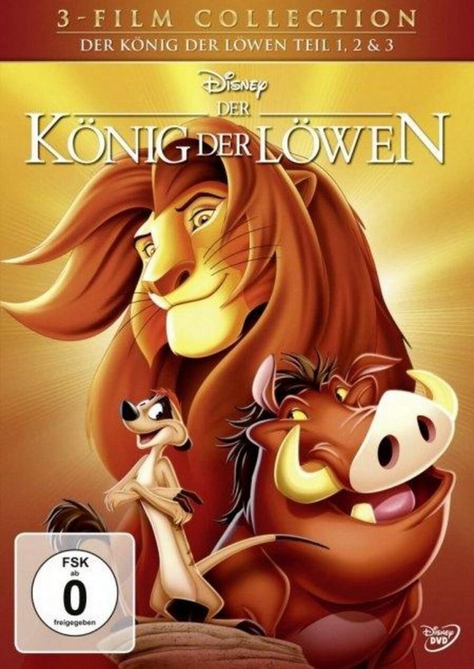 Leonine DVD Der König der Löwen 1-3 (Disney Classics) von Leonine
