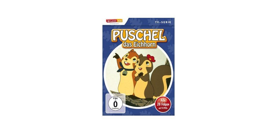 Leonine DVD Puschel das Eichhorn - TV-Serie (Komplettbox) von Leonine