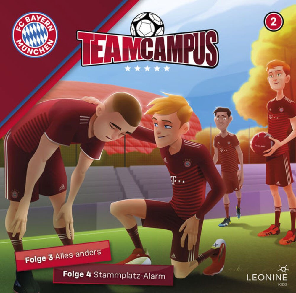 Leonine Hörspiel FC Bayern Team Campus. Tl.2, 1 Audio-CD von Leonine