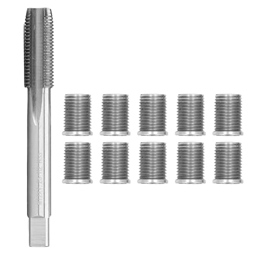Leopacat Thread Repair Kit, Zündkerzengewinde Reparaturwerkzeuge Hochgeschwindigkeits Edelstahl Gewindebohrer Autozubehör Hardware für Kfz Motoren Benzinmotoren Generatoren Leopacat Thread Repair Kit, Zündkerzengewinde Reparaturwerkzeuge Hochgeschwindigkeits Edelstahl Gewindebohrer Autozubehör Hardware für Kfz Motoren Benzinmotoren Generatoren von Leopacat