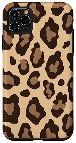 Hülle für iPhone 11 Pro Max Leo Print Design Beige Braun Raubtier Hülle für iPhone 11 Pro Max Leo Print Design Beige Braun Raubtier von Leopard Animal Pattern Artwork