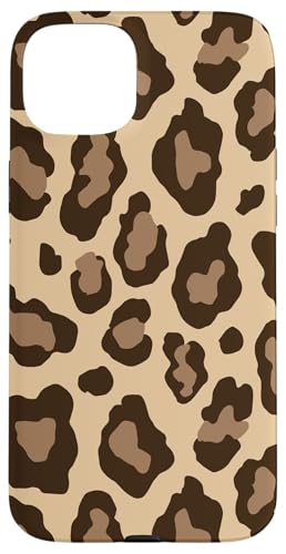 Hülle für iPhone 15 Plus Leo Print Design Beige Braun Raubtier Hülle für iPhone 15 Plus Leo Print Design Beige Braun Raubtier von Leopard Animal Pattern Artwork