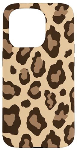 Hülle für iPhone 15 Pro Leo Print Design Beige Braun Raubtier Hülle für iPhone 15 Pro Leo Print Design Beige Braun Raubtier von Leopard Animal Pattern Artwork