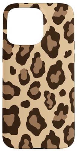 Hülle für iPhone 15 Pro Max Leo Print Design Beige Braun Raubtier Hülle für iPhone 15 Pro Max Leo Print Design Beige Braun Raubtier von Leopard Animal Pattern Artwork