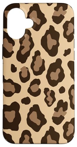 Hülle für iPhone 16 Plus Leo Print Design Beige Braun Raubtier Hülle für iPhone 16 Plus Leo Print Design Beige Braun Raubtier von Leopard Animal Pattern Artwork