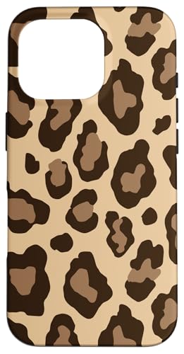 Hülle für iPhone 16 Pro Leo Print Design Beige Braun Raubtier Hülle für iPhone 16 Pro Leo Print Design Beige Braun Raubtier von Leopard Animal Pattern Artwork