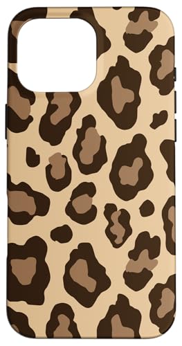 Hülle für iPhone 16 Pro Max Leo Print Design Beige Braun Raubtier Hülle für iPhone 16 Pro Max Leo Print Design Beige Braun Raubtier von Leopard Animal Pattern Artwork