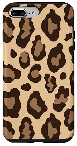 Hülle für iPhone 7 Plus/8 Plus Leo Print Design Beige Braun Raubtier Hülle für iPhone 7 Plus/8 Plus Leo Print Design Beige Braun Raubtier von Leopard Animal Pattern Artwork