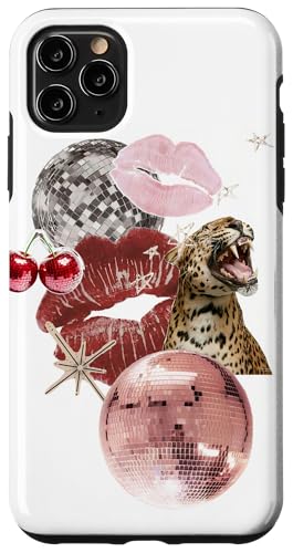 Leopard Pink Discokugel & Kiss Cherry Star Y2K Collage Hülle für iPhone 11 Pro Max Leopard Pink Discokugel & Kiss Cherry Star Y2K Collage Hülle für iPhone 11 Pro Max von Leopard Pink Disco Ball & Kiss Cherry Star Y2K