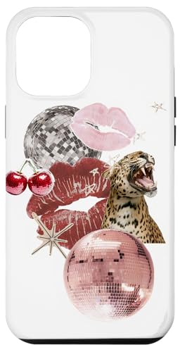 Leopard Pink Discokugel & Kiss Cherry Star Y2K Collage Hülle für iPhone 12 Pro Max Leopard Pink Discokugel & Kiss Cherry Star Y2K Collage Hülle für iPhone 12 Pro Max von Leopard Pink Disco Ball & Kiss Cherry Star Y2K