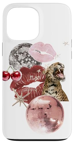 Leopard Pink Discokugel & Kiss Cherry Star Y2K Collage Hülle für iPhone 13 Pro Max Leopard Pink Discokugel & Kiss Cherry Star Y2K Collage Hülle für iPhone 13 Pro Max von Leopard Pink Disco Ball & Kiss Cherry Star Y2K