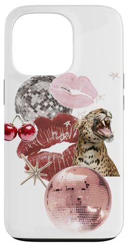 Leopard Pink Discokugel & Kiss Cherry Star Y2K Collage Hülle für iPhone 13 Pro Leopard Pink Discokugel & Kiss Cherry Star Y2K Collage Hülle für iPhone 13 Pro von Leopard Pink Disco Ball & Kiss Cherry Star Y2K