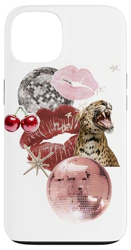Leopard Pink Discokugel & Kiss Cherry Star Y2K Collage Hülle für iPhone 13 Leopard Pink Discokugel & Kiss Cherry Star Y2K Collage Hülle für iPhone 13 von Leopard Pink Disco Ball & Kiss Cherry Star Y2K