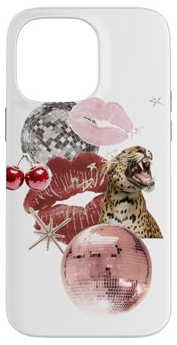 Leopard Pink Discokugel & Kiss Cherry Star Y2K Collage Hülle für iPhone 14 Pro Max Leopard Pink Discokugel & Kiss Cherry Star Y2K Collage Hülle für iPhone 14 Pro Max von Leopard Pink Disco Ball & Kiss Cherry Star Y2K