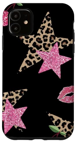 Leopard & Pink Star Mosaik Kirsche Discokugel Y2K Sterne Hülle für iPhone 11 Leopard & Pink Star Mosaik Kirsche Discokugel Y2K Sterne Hülle für iPhone 11 von Leopard & Pink Star Mosaic Cherry Disco Y2K