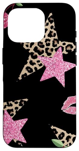 Leopard & Pink Star Mosaik Kirsche Discokugel Y2K Sterne Hülle für iPhone 16 Pro Leopard & Pink Star Mosaik Kirsche Discokugel Y2K Sterne Hülle für iPhone 16 Pro von Leopard & Pink Star Mosaic Cherry Disco Y2K